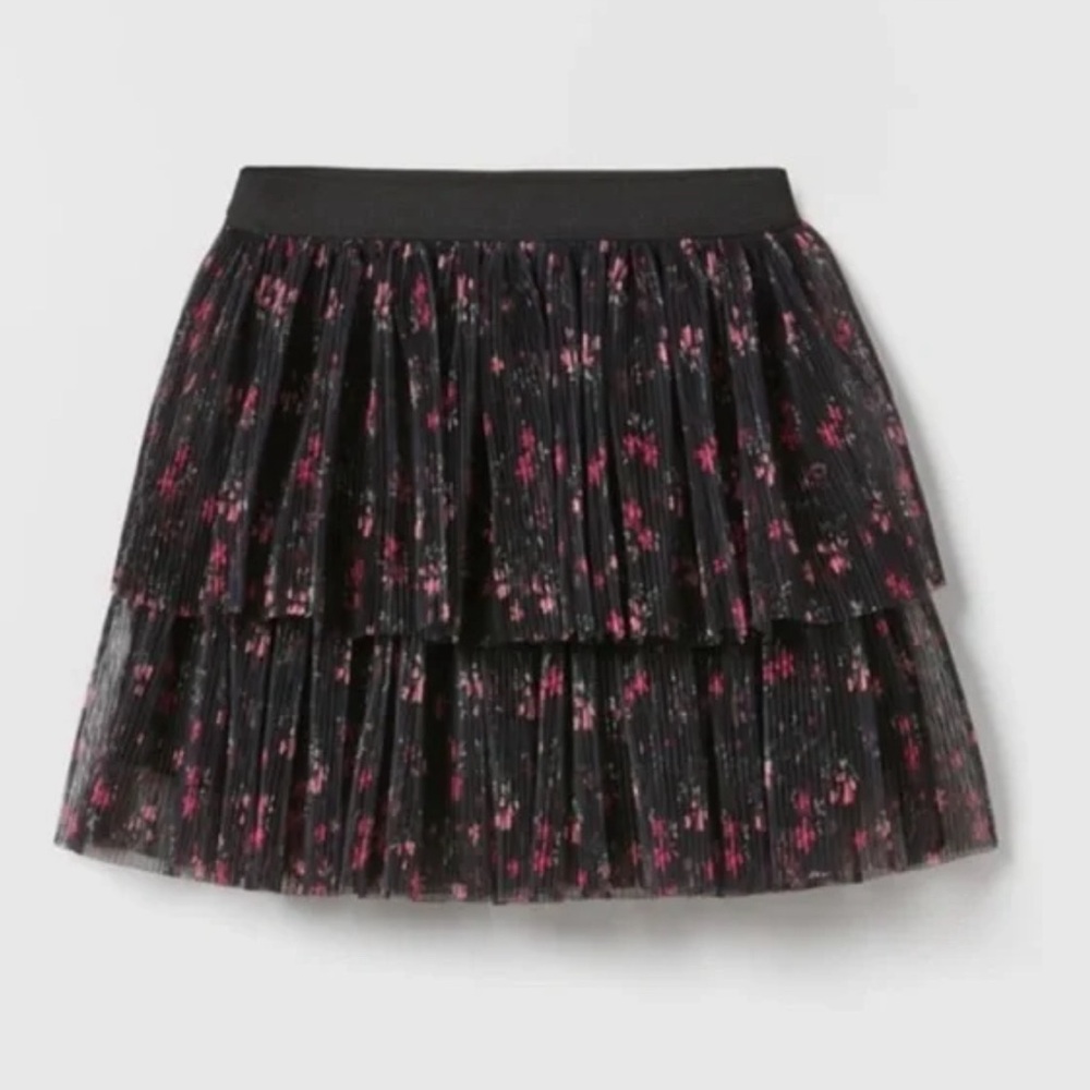 Zara Pleated Tulle Skirt Size 9